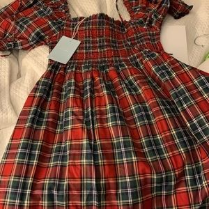 Hill House Red Tartan Athena sz M NWT